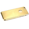 Brushed Back Cover Case with Logo Hole Design for iPhone 6 - 4.7 inches