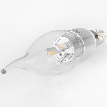 YouOKLight 240Lm E14 3W 6 SMD 5730 LEDs 3000K Pull Tailed Candle Lamp