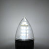 YouOKLight 380Lm E27 5W 28 SMD 2835 LEDs Silver Fin Candle Lamp - 3000K