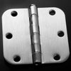3.5 inch 6 Holes Door Drawer Hinge with Iron Material - 2pcs