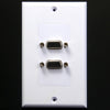 TL - 038 118 mm Dual Port VGA Video Wall Face Panel with Rectangle Shape