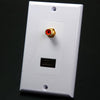 TL - 036 118 mm RCA HDMI Audio Video Wall Face Panel with Rectangle Shape