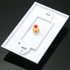 TL - 035 118 mm Single Port RCA  Audio Video Wall Face Panel