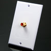 TL - 035 118 mm Single Port RCA  Audio Video Wall Face Panel