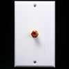 TL - 035 118 mm Single Port RCA  Audio Video Wall Face Panel