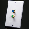 TL - 034 118 mm Double Ports RCA  Audio Video Wall Face Panel