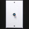 TL - 033 118 mm F Type CATV Audio Video Wall Face Panel