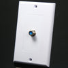 TL - 033 118 mm F Type CATV Audio Video Wall Face Panel