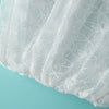 Stylish Scoop Neck Beaded 3/4 Sleeve Organza Blouse For Women