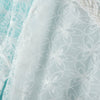 Stylish Scoop Neck Beaded 3/4 Sleeve Organza Blouse For Women