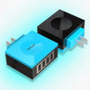 4 Port Intelligent USB Fast Charging Station - 100 - 240V
