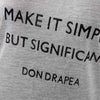 Vintage Scoop Neck Long Sleeves Letter Printed T-Shirt For Women