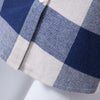 Casual Shirt Collar Long Sleeve Pocket Design Plaid Single-Breasted Women's Shirt