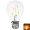 YouOKLight E27 3.8W 380Lm 220V 4 LEDs Nostalgic Clear COB Filament Bulb Lamp - Soft White