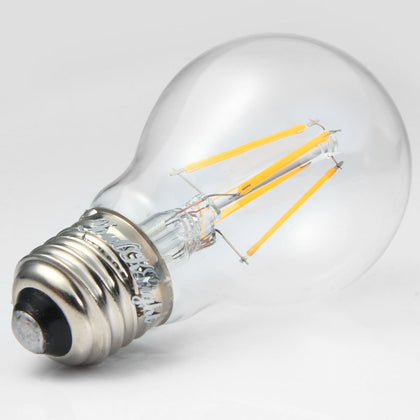 YouOKLight E27 3.8W 380Lm 220V 4 LEDs Nostalgic Clear COB Filament Bulb Lamp - Soft White