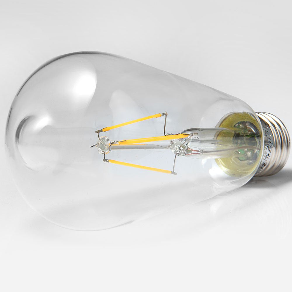 YouOKLight E27 4W 380Lm 4 LEDs Nostalgic Teardrop Shaped COB Sapphire Filament Lamp - Thumbnail 2