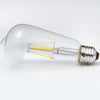YouOKLight E27 4W 380Lm 4 LEDs Nostalgic Teardrop Shaped COB Sapphire Filament Lamp - Soft White