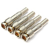 Multifunctional DIY Watermelon Rind Pattern Solder Type BNC Cable Sockets - 4PCS
