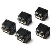 Multifunctional DIY 3Pin Power Jacks - 5PCS / AC 250V 10A