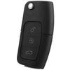 JHBQ400 3 Buttons Entry Key Remote Fob Shell Cover Case for Ford Focus 2004 - 2013