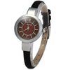 Tine TE-5016L Pocket Quartz Women Watch Delicate Water Resistant PU Wristwatch