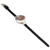 Tine TE-5016L Pocket Quartz Women Watch Delicate Water Resistant PU Wristwatch