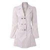 Fit and Flare Coat With Double Breasts