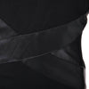 Sexy Round Neck Long Sleeve Spliced See-Through Slimming Women's Dress