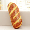 Funny 3D Simulation Bread Shape Pillow Soft Lumbar Cushion Plush Stuffed Toy
