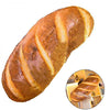 Funny 3D Simulation Bread Shape Pillow Soft Lumbar Cushion Plush Stuffed Toy