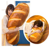 Funny 3D Simulation Bread Shape Pillow Soft Lumbar Cushion Plush Stuffed Toy