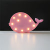 Cartoon Lovely Whale Bedroom LED Night Light