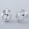 Sweet Hollow Out Oval Earrings For Women
