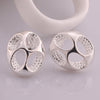 Sweet Hollow Out Oval Earrings For Women