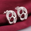 Sweet Hollow Out Oval Earrings For Women