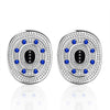 Pair of Chic Women's Bead Embellished Earrings