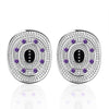 Pair of Chic Women's Bead Embellished Earrings