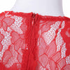 Elegant Jewel Neck Long Sleeve Floor-Length Lace Dress For Women