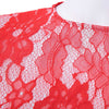 Elegant Jewel Neck Long Sleeve Floor-Length Lace Dress For Women