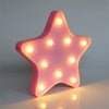 Decorative Light Lovely Star Shape Night Lamp Children Gift