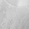 Sweet Spaghetti Strap Lace White Dress For Women