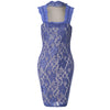 Slimming Solid Color Embroidered Sleeveless Women's Dress