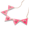 Cute Candy Color Rivet Embellished Necklace For Women