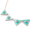 Cute Candy Color Rivet Embellished Necklace For Women
