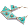 Cute Candy Color Rivet Embellished Necklace For Women