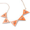 Cute Candy Color Rivet Embellished Necklace For Women