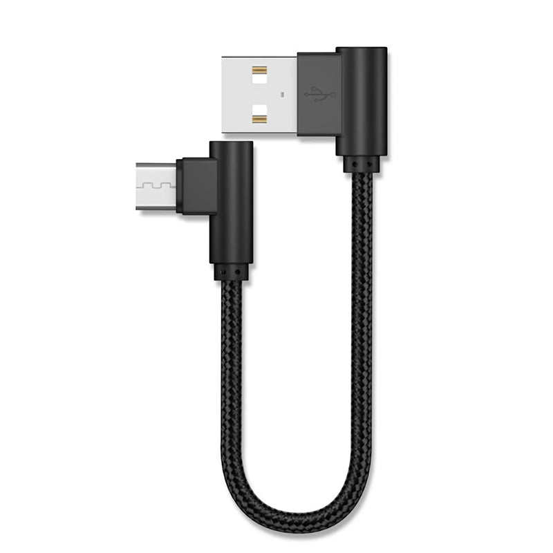20CM Micro USB Charge 90 Degree Cable