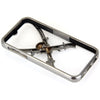 Victory 3D Skull Metal Bumper Frame Case with Safeguard Films for Apple iPhone 5S 5