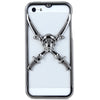 Victory 3D Skull Metal Bumper Frame Case with Safeguard Films for Apple iPhone 5S 5