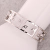 Chic Openwork and Rhinestone Design Alloy Bracelet For Women